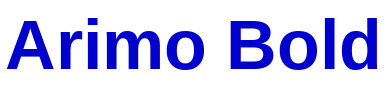Arimo Bold шрифт